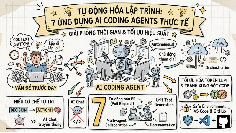 7 Coding Agent Use Cases thực tế giúp tối ưu quy trình