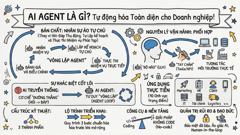 AI Agent là gì? Cách thức hoạt động và các ứng dụng của AI Agent