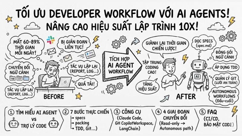 Tối ưu AI Agent Developer Workflow: Nâng cao hiệu suất lập trình