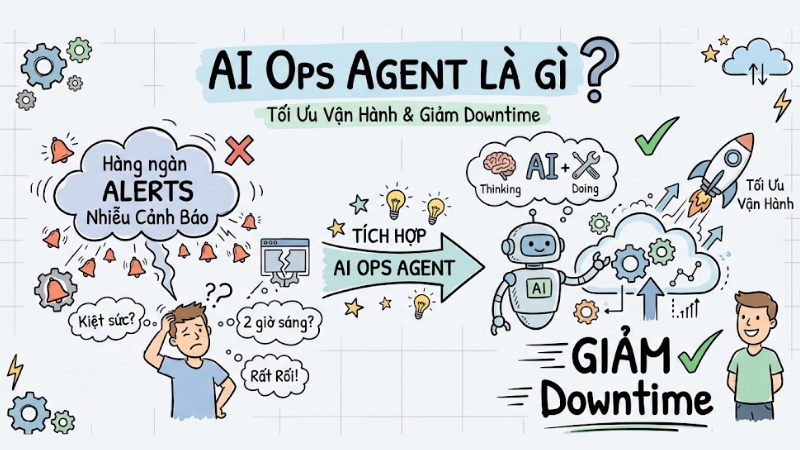 AI Ops Agent là gì? Cách tối ưu vận hành IT và giảm downtime