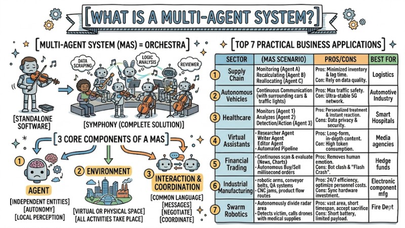 What is a Multi-Agent System? Overview and Top 7 Practical Use Cases