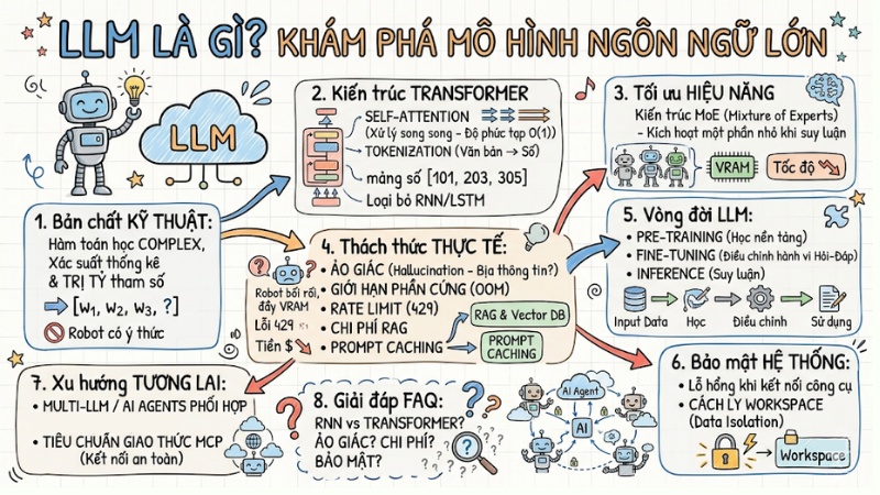 LLM (Large Language Model) là gì? Tìm hiểu về mô hình ngôn ngữ lớn