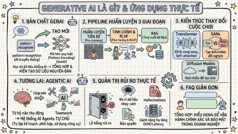 Generative AI là gì? Các ứng dụng thực tế của Generative AI