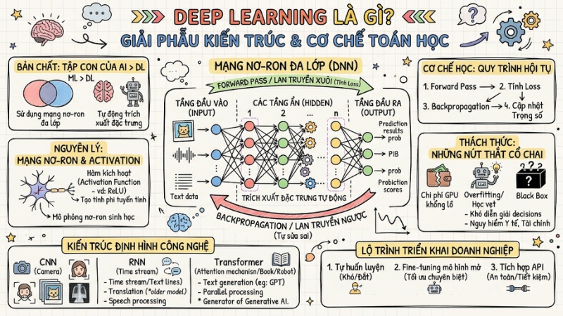 Deep Learning là gì? Phân tích kiến trúc và bản chất học sâu