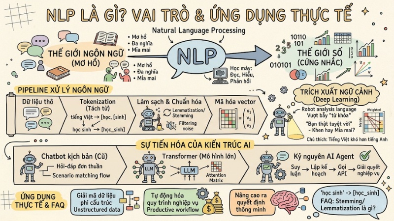 Natural Language Processing (NLP) là gì? Vai trò và ứng dụng thực tế