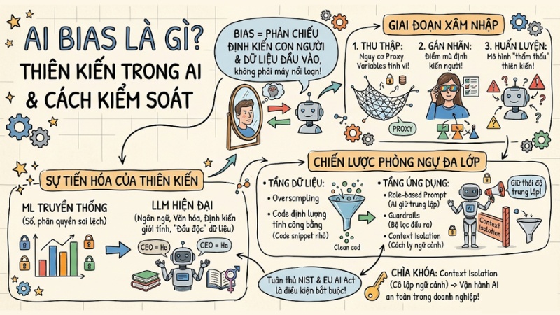 AI Bias là gì? Hiểu về thiên kiến trong AI và cách kiểm soát