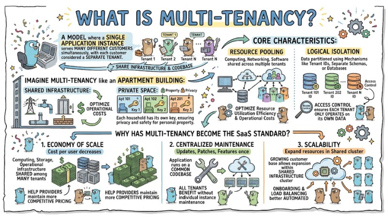 What is Multi-tenancy? Multi-tenant Architecture in SaaS
