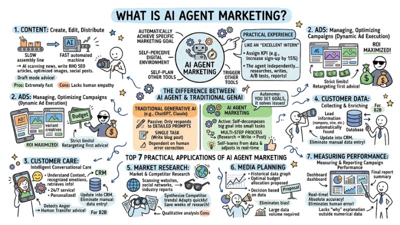What is AI Agent Marketing? Benefits and 7 Optimal Application Methods