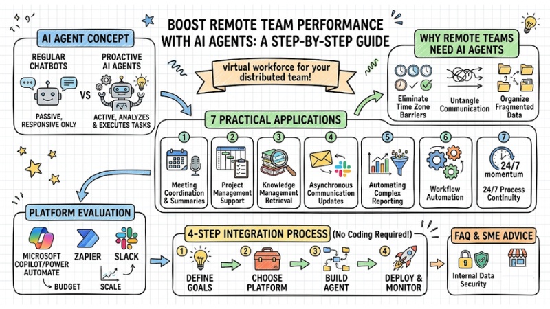 Boost remote team performance with AI Agents: A step‑by‑step guide