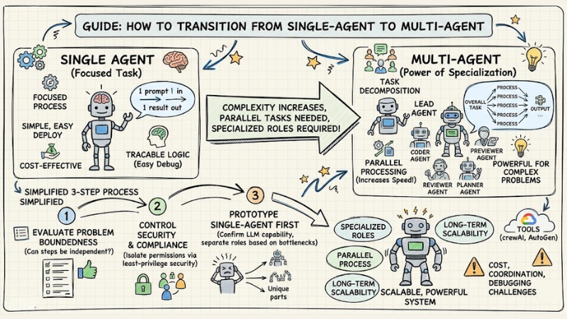 How to Transition from Single-Agent to Multi-Agent Systems