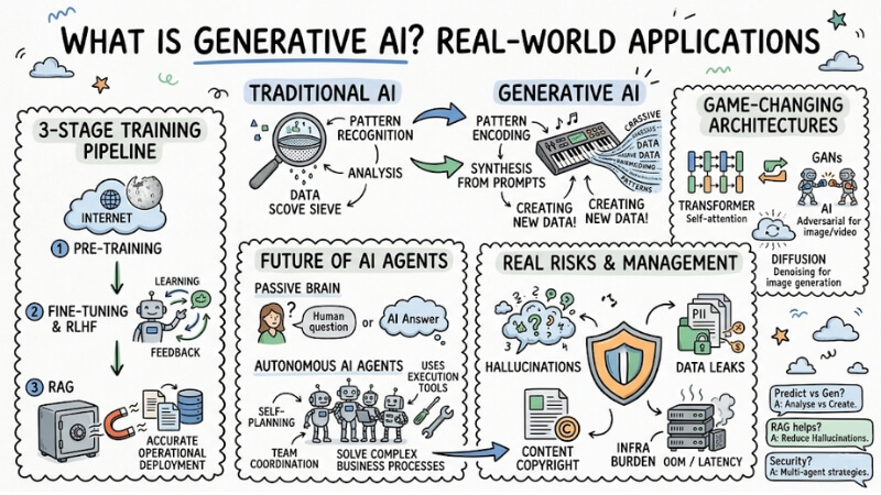 What Is Generative AI? Real-World Applications of Generative AI