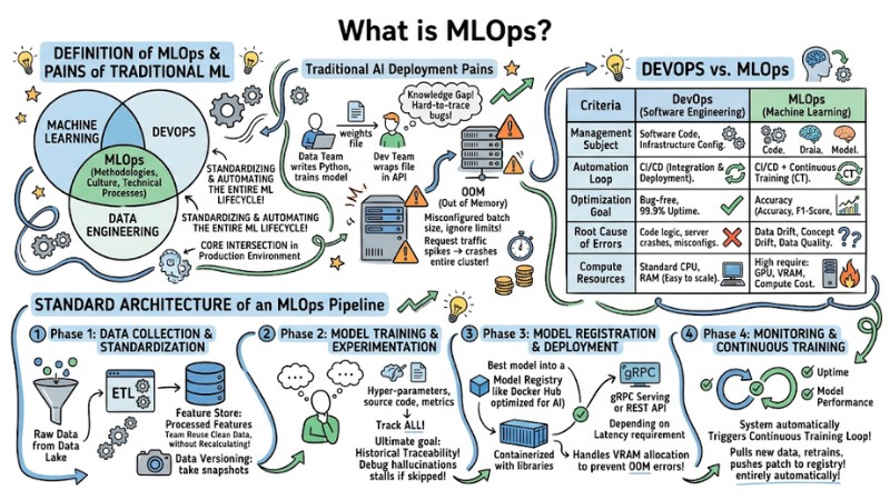 What is MLOps? Building a Standard Machine Learning Pipeline