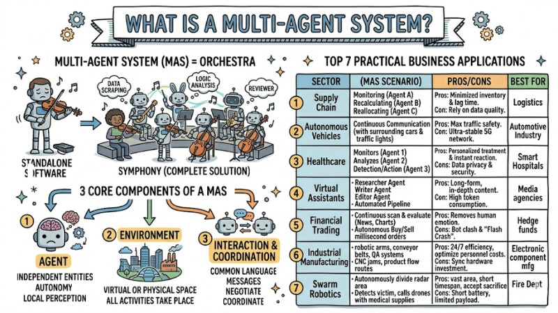 What is a Multi-Agent System? Overview and Top 7 Practical Use Cases