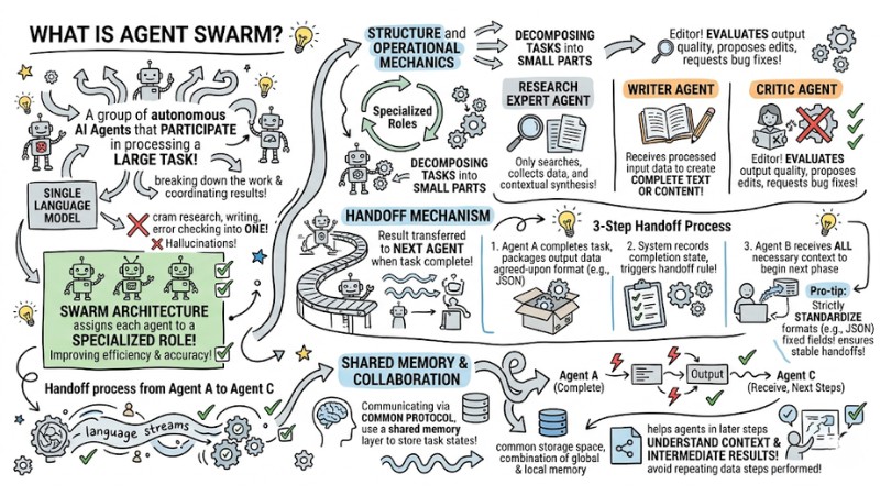 What is Agent Swarm? How Agent Swarm Automates Workflows